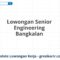 Lowongan Senior Engineering Bangkalan