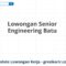 Lowongan Senior Engineering Batu