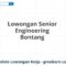 Lowongan Senior Engineering Bontang