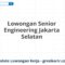 Lowongan Senior Engineering Jakarta Selatan