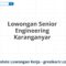 Lowongan Senior Engineering Karanganyar