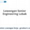 Lowongan Senior Engineering Lebak