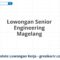 Lowongan Senior Engineering Magelang