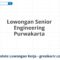 Lowongan Senior Engineering Purwakarta