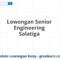 Lowongan Senior Engineering Salatiga