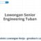 Lowongan Senior Engineering Tuban