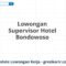 Lowongan Supervisor Hotel Bondowoso