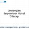 Lowongan Supervisor Hotel Cilacap