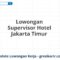 Lowongan Supervisor Hotel Jakarta Timur