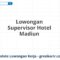 Lowongan Supervisor Hotel Madiun