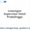 Lowongan Supervisor Hotel Probolinggo