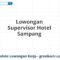 Lowongan Supervisor Hotel Sampang