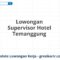 Lowongan Supervisor Hotel Temanggung