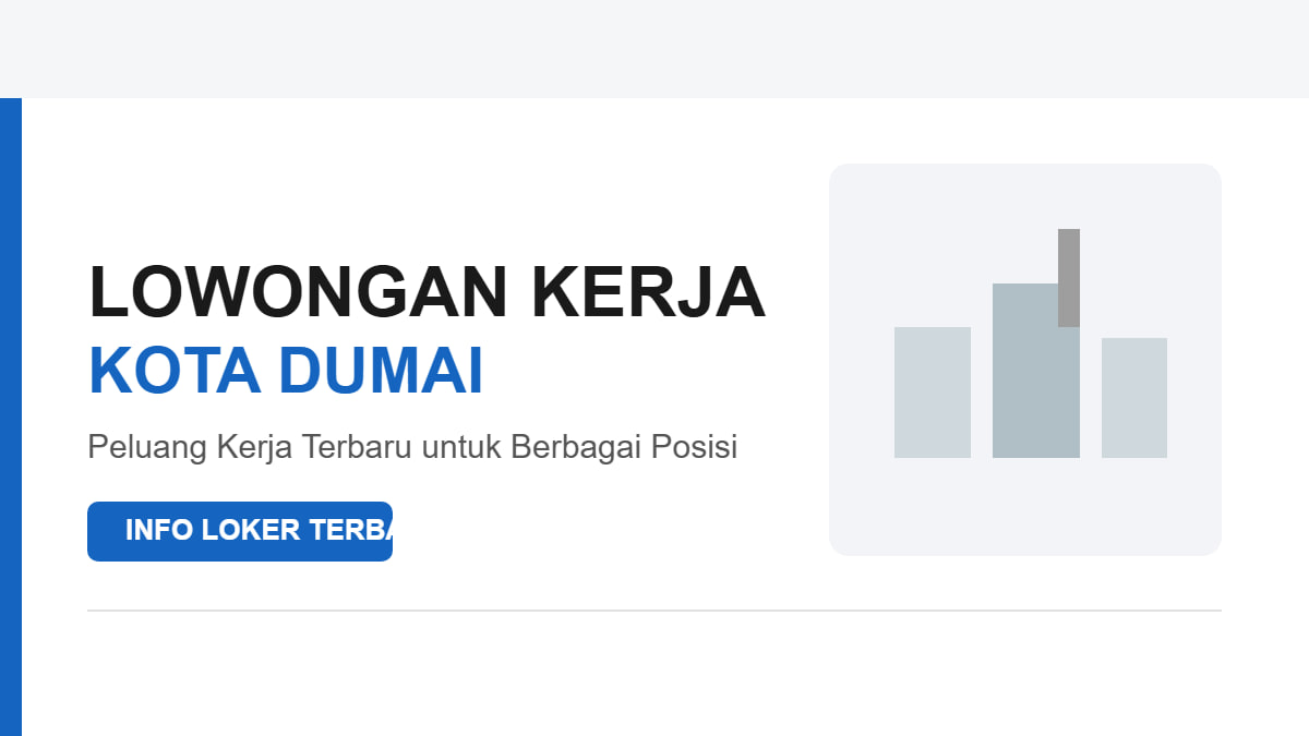 Lowongan Pekerjaan di Dumai Terbaru 2026: Peluang Kerja di Sektor Industri dan Perkebunan Terbuka Lebar