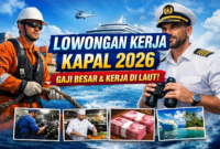 Lowongan Kerja Kapal 2026: Peluang Karier di Industri Pelayaran dengan Gaji Menarik