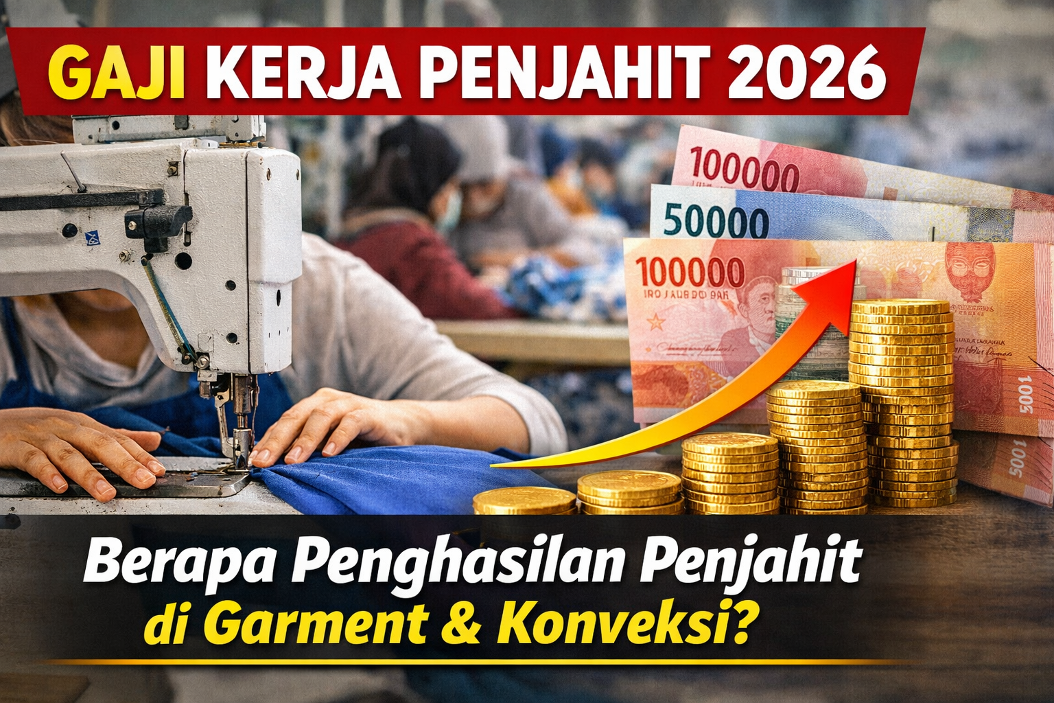 Lowongan Kerja Jahit 2026 Dibuka, Industri Konveksi dan Garment Butuh Banyak Penjahit