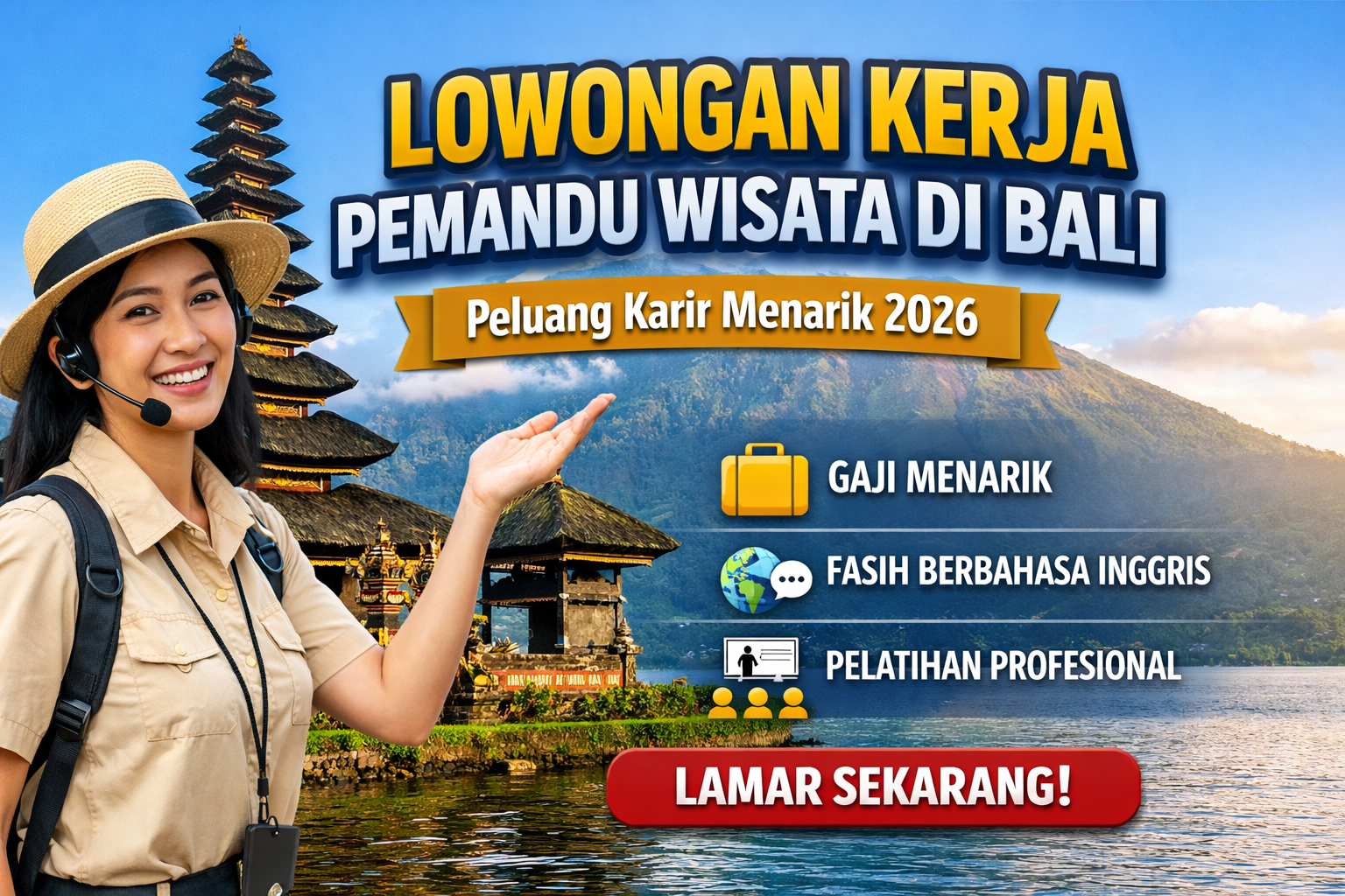 Lowongan Kerja Pemandu Wisata di Bali: Peluang Karir Menarik Tahun 2026
