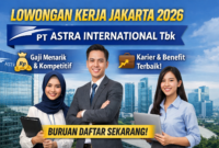 Lowongan Kerja Jakarta 2026: PT Astra International Tbk Buka Peluang Karier Terbaru