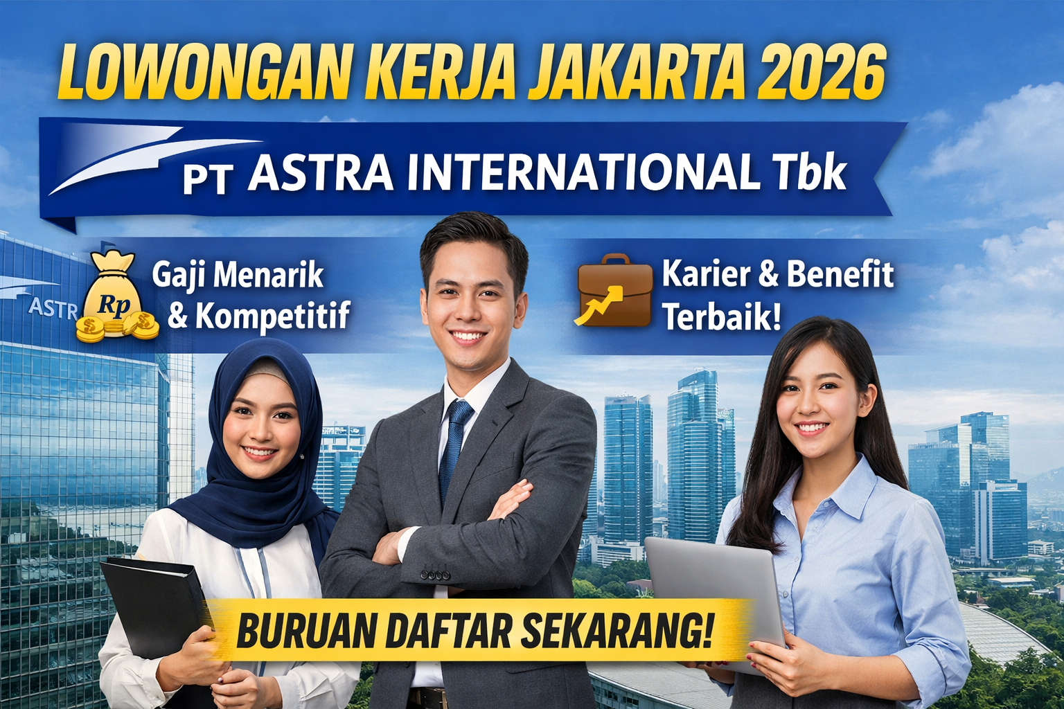 Lowongan Kerja Jakarta 2026: PT Astra International Tbk Buka Peluang Karier Terbaru