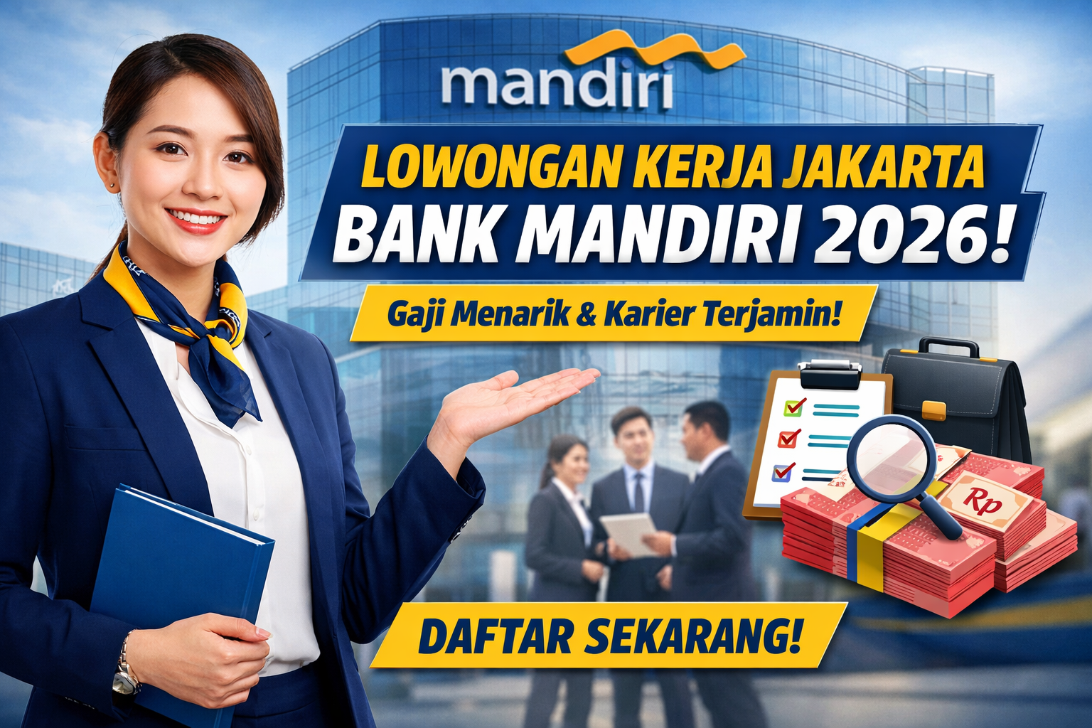 Lowongan Kerja Jakarta Terbaru di Bank Mandiri 2026, Simak Posisi dan Cara Daftarnya