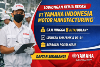 Lowongan Kerja Bekasi 2026: PT Yamaha Indonesia Motor Manufacturing Buka Peluang Karir untuk Lulusan SMA hingga S1