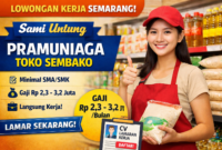 kerja toko sembako semarang