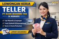 Lowongan Kerja Teller PT Bank Mandiri Tbk di Manado, Peluang Karier di Dunia Perbankan