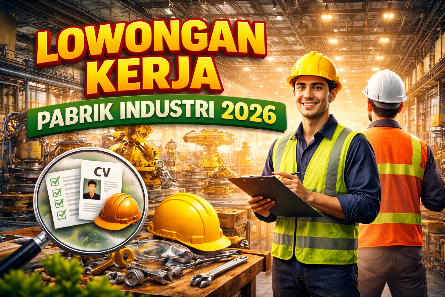 Lowongan Pekerjaan di Pabrik Industri Tahun 2026, Peluang Karier Terbaru