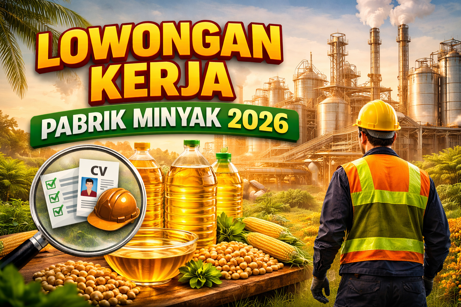 Lowongan Pekerjaan di Pabrik Minyak Tahun 2026, Peluang Karier Terbaru