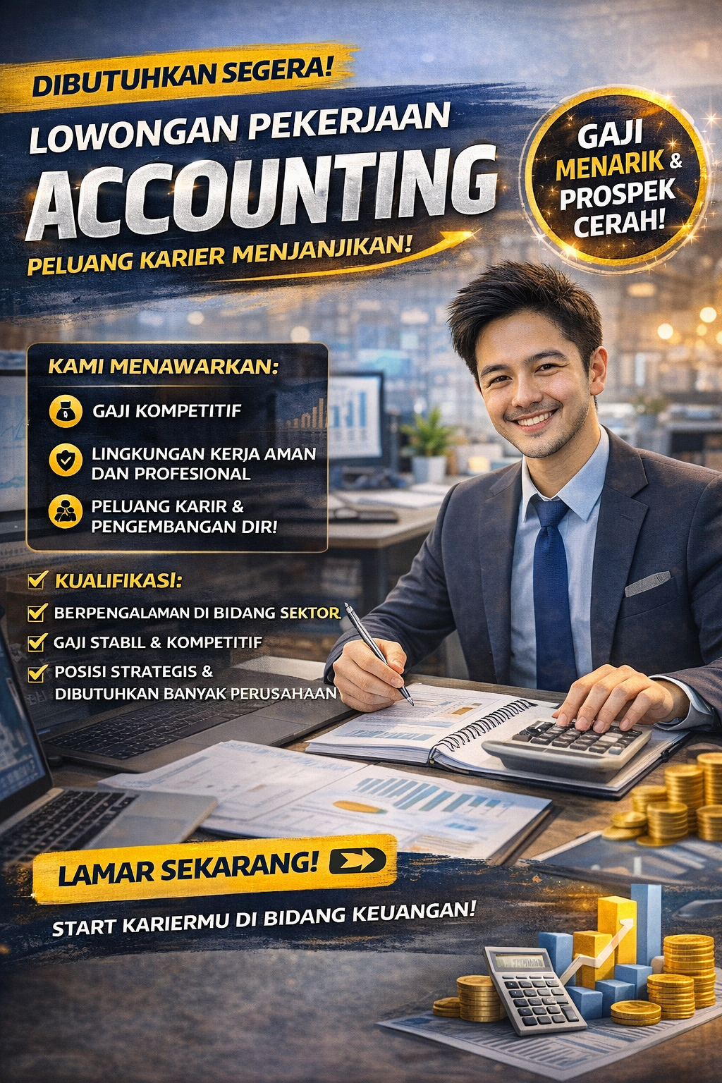 Peluang Kerja Accounting Semakin Dibutuhkan, Ini Prospek dan Keuntungannya