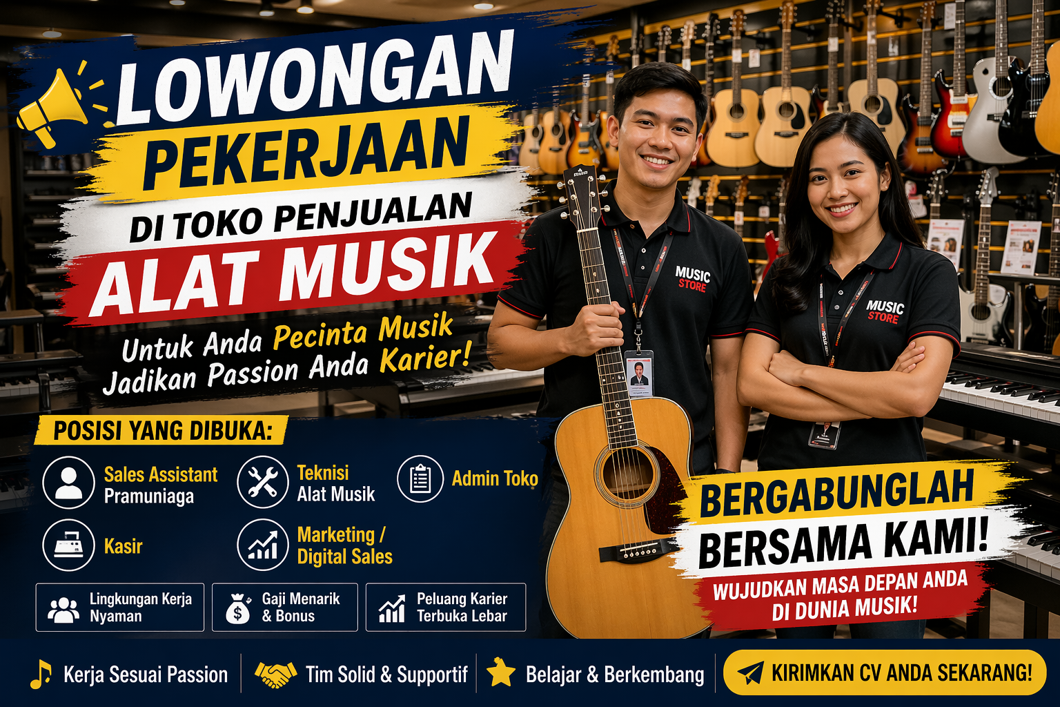 Lowongan Pekerjaan di Toko Alat Musik: Peluang Karier Menarik bagi Pecinta Musik