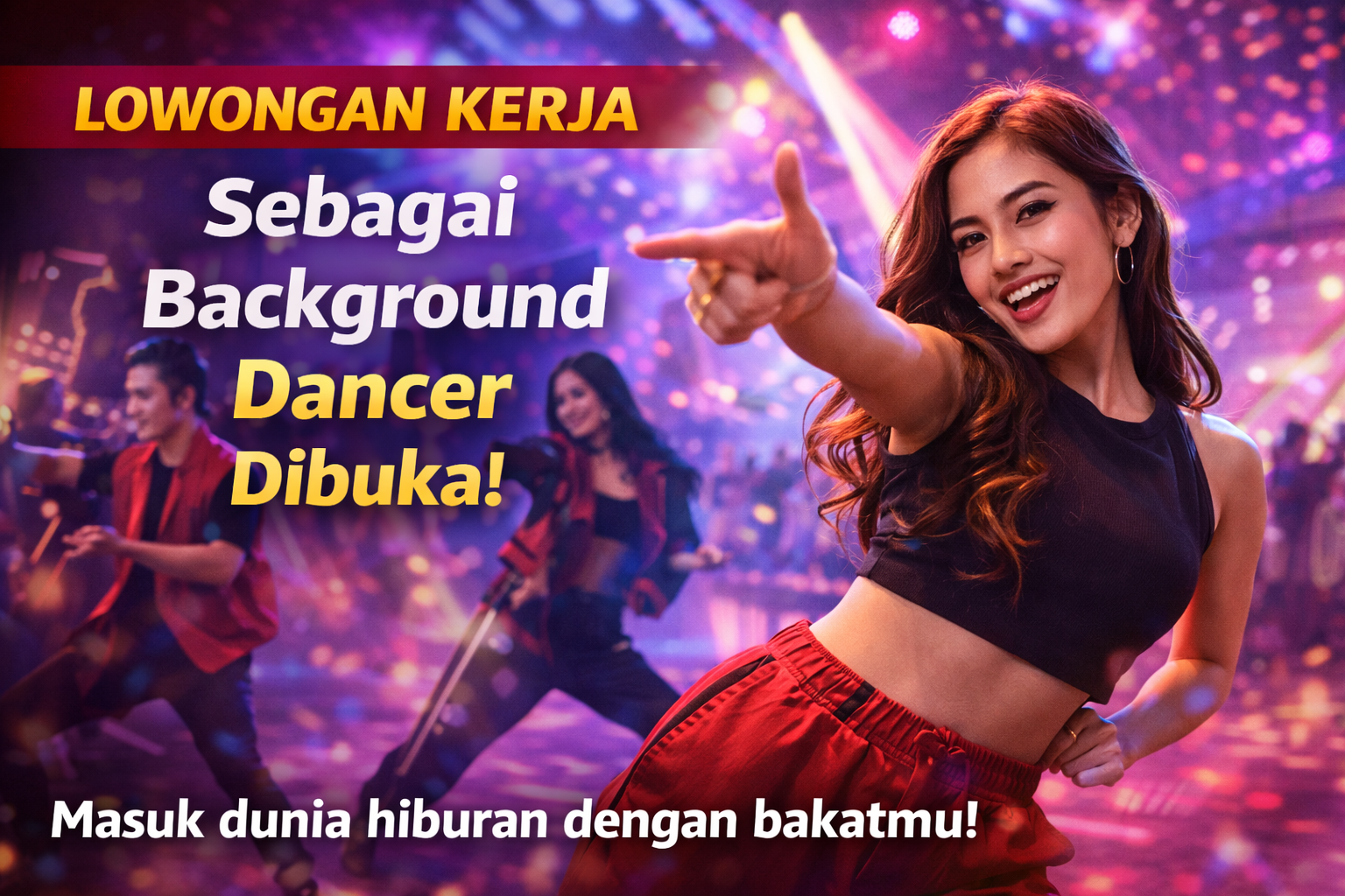 Lowongan Kerja Sebagai Background Dancer Dibuka, Kesempatan Emas Masuk Dunia Hiburan