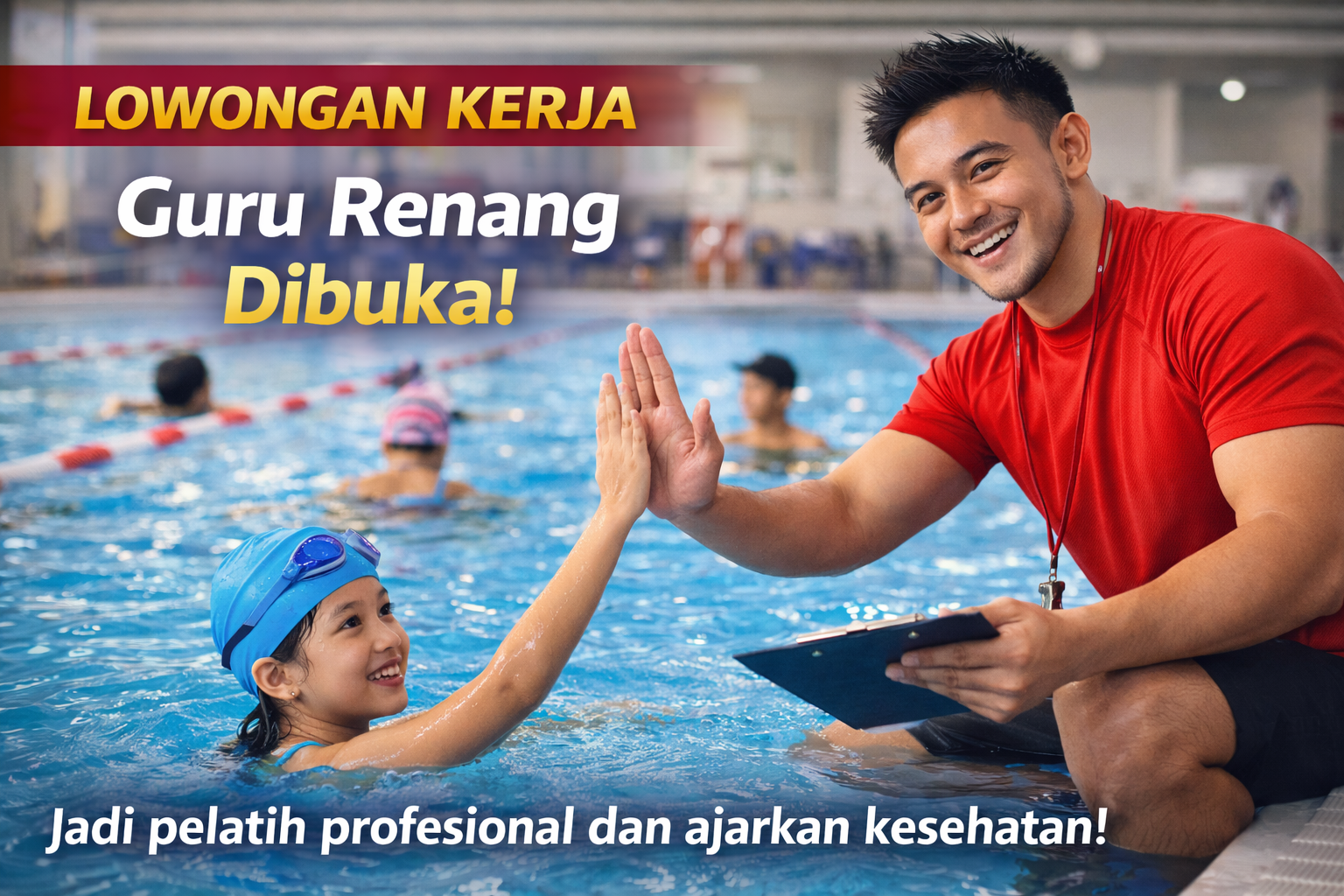 Lowongan Guru Renang Dibuka, Peluang Karier Menjanjikan di Bidang Olahraga Air