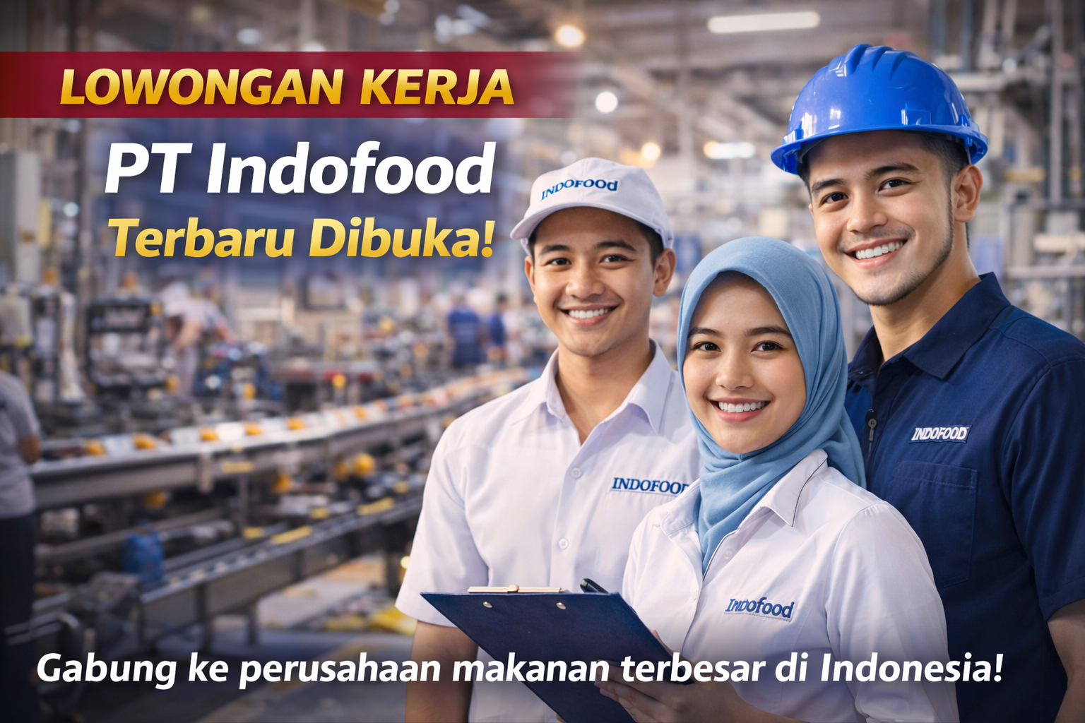 Lowongan PT Indofood Terbaru Dibuka, Kesempatan Karier Menjanjikan di Perusahaan TernamaLowongan PT Indofood Terbaru Dibuka, Kesempatan Karier Menjanjikan di Perusahaan Ternama