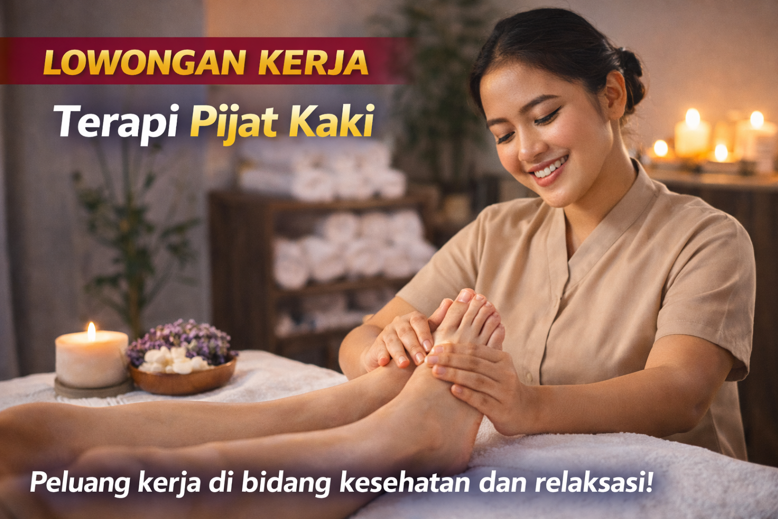 Lowongan Terapi Pijat Kaki Dibuka, Peluang Kerja Menjanjikan di Bidang Kesehatan dan Relaksasi