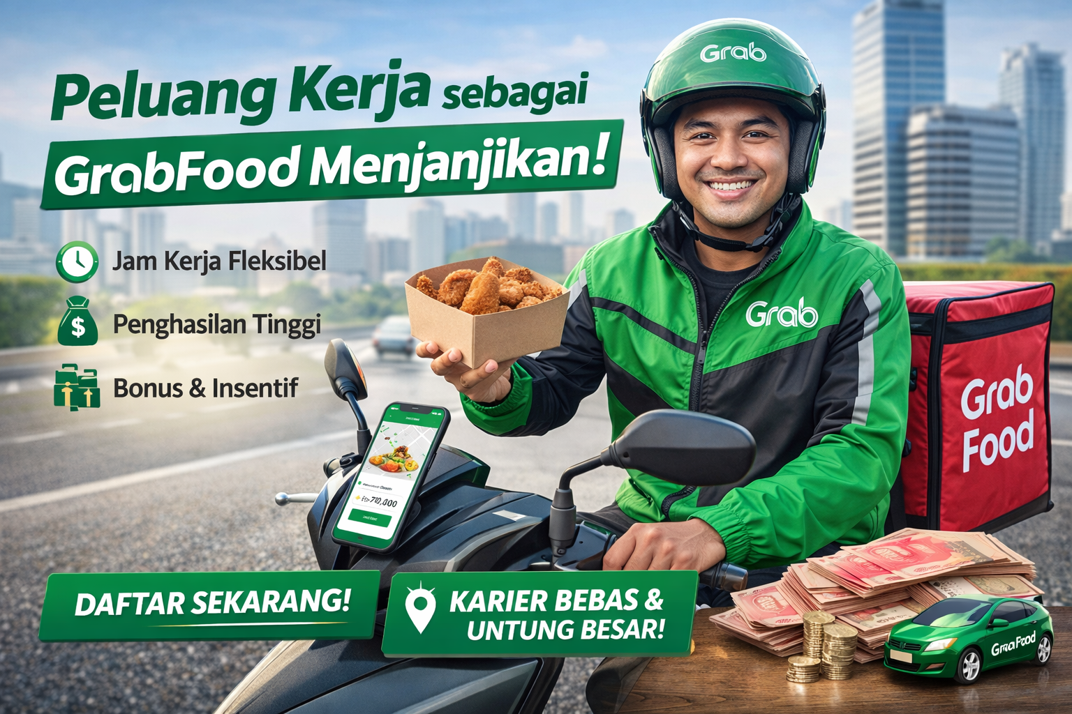 Peluang Lapangan Kerja sebagai GrabFood Semakin Menjanjikan di Tahun 2026