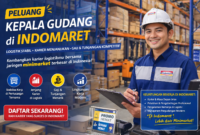 Peluang Lapangan Kerja Kepala Gudang di Indomaret Semakin Menjanjikan pada Tahun 2026