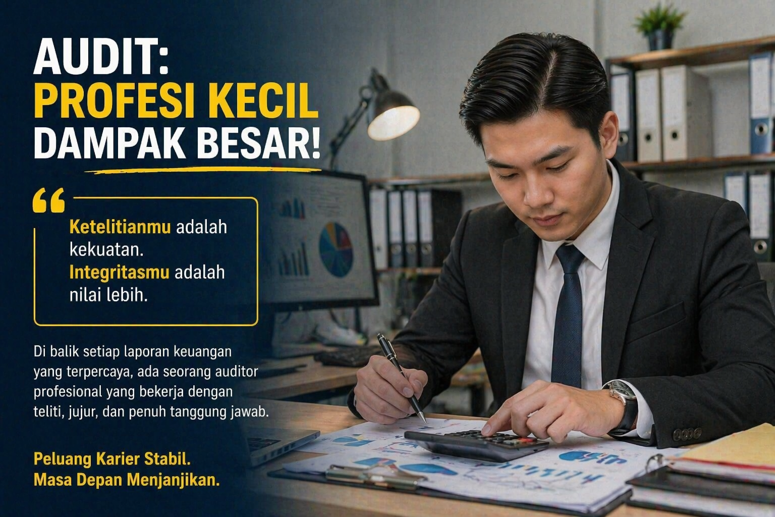 Lapangan Kerja di Bidang Audit Semakin Dibutuhkan, Peluang Karier Stabil dan Menjanjikan
