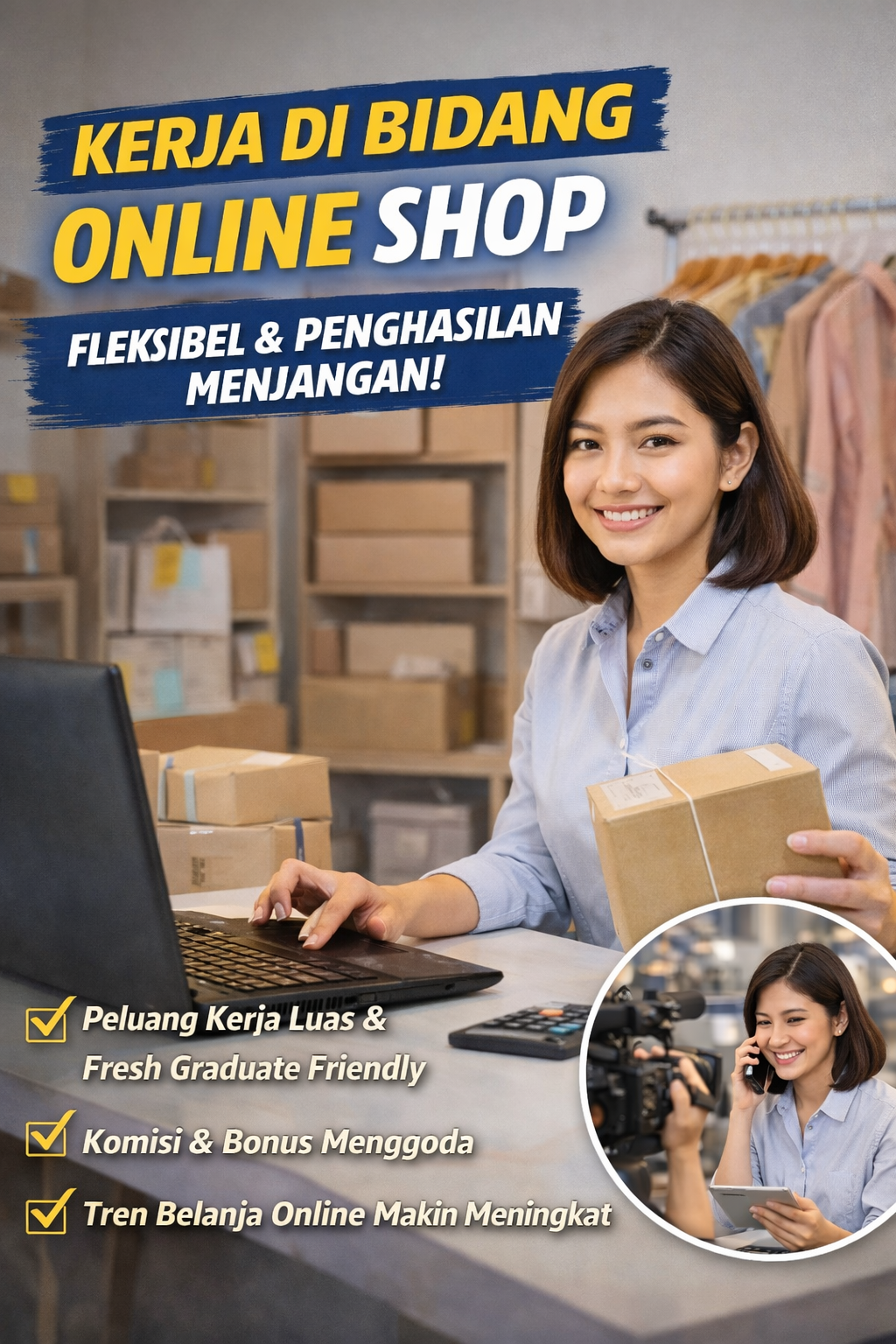 Peluang Kerja di Bidang Online Shop Makin Diminati, Ini Prospek dan Keuntungannya