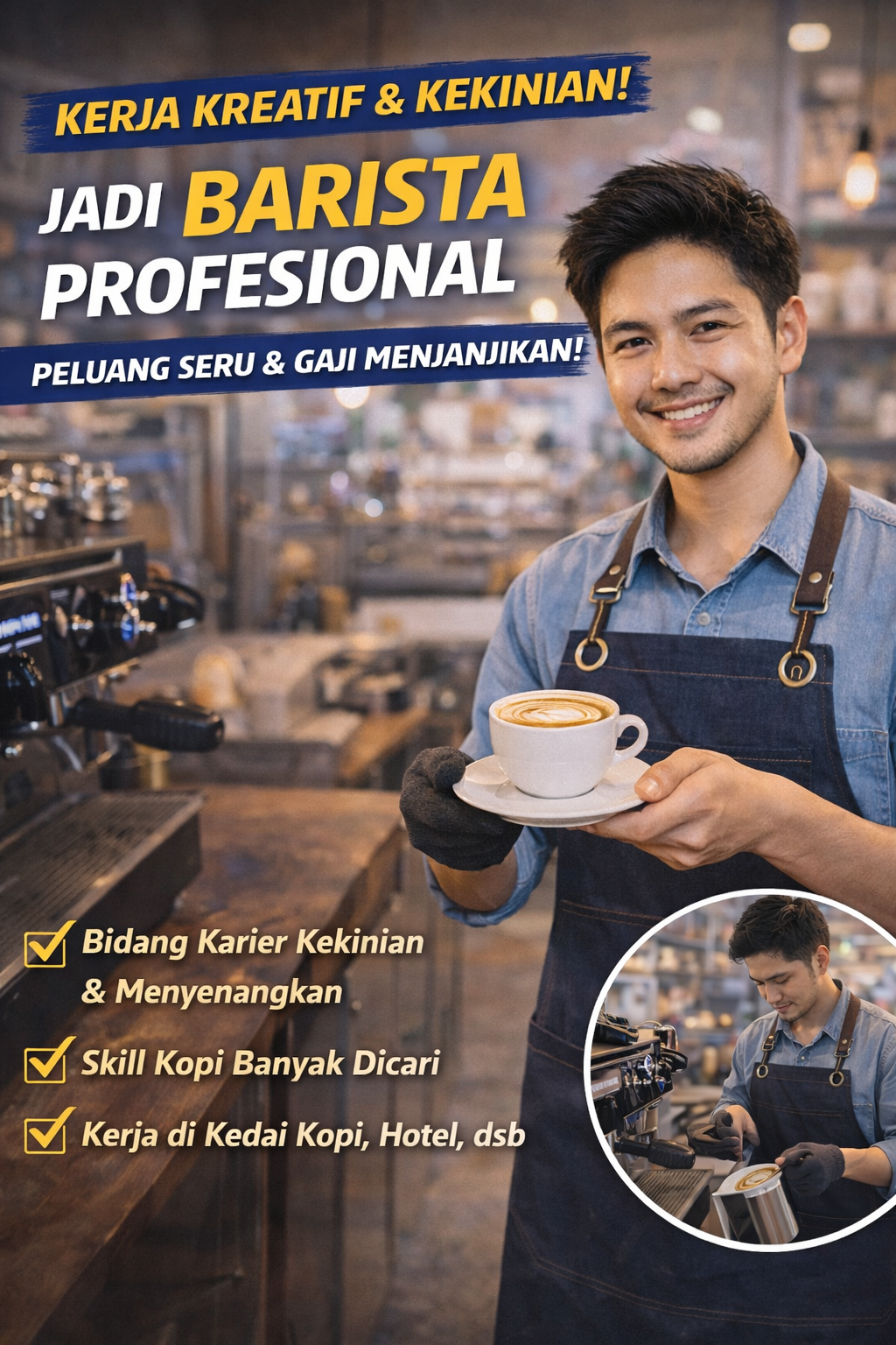 Peluang Kerja Barista Semakin Diminati Anak Muda, Ini Prospek dan Keuntungannya
