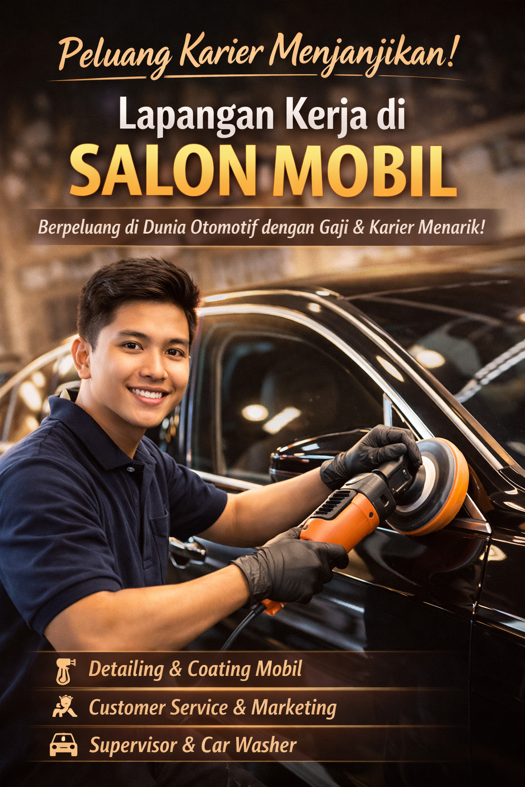 Peluang Menjanjikan! Lapangan Kerja di Salon Mobil Semakin Dibutuhkan di Era Modern