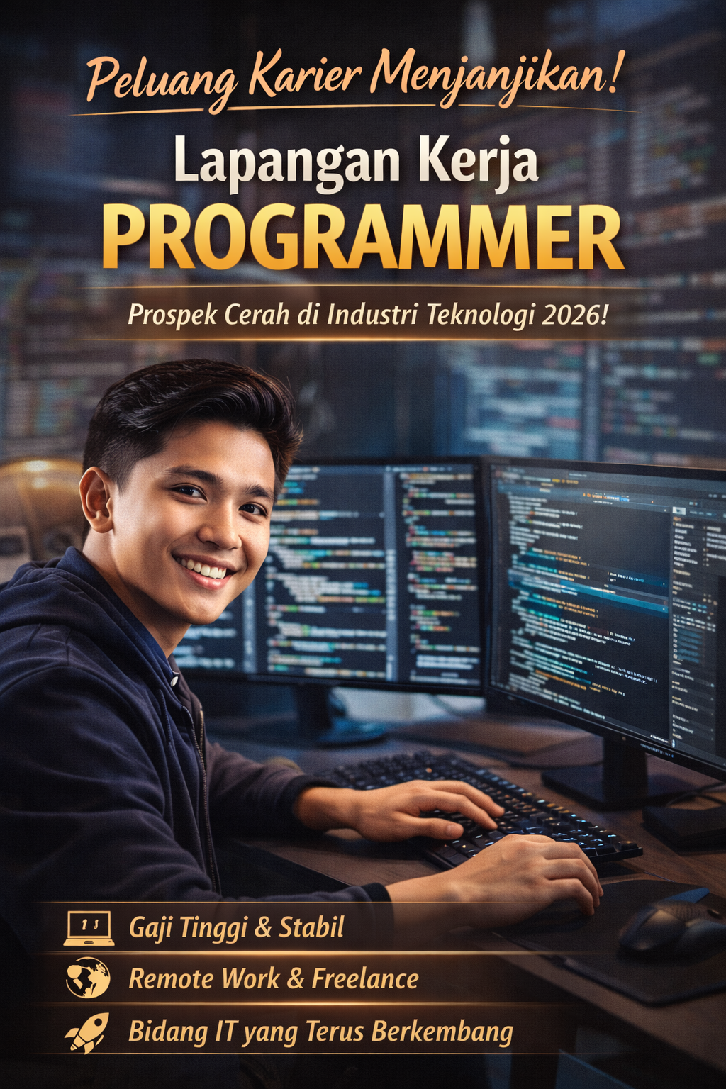 Lapangan Kerja Programmer Semakin Luas di Era Digital 2026