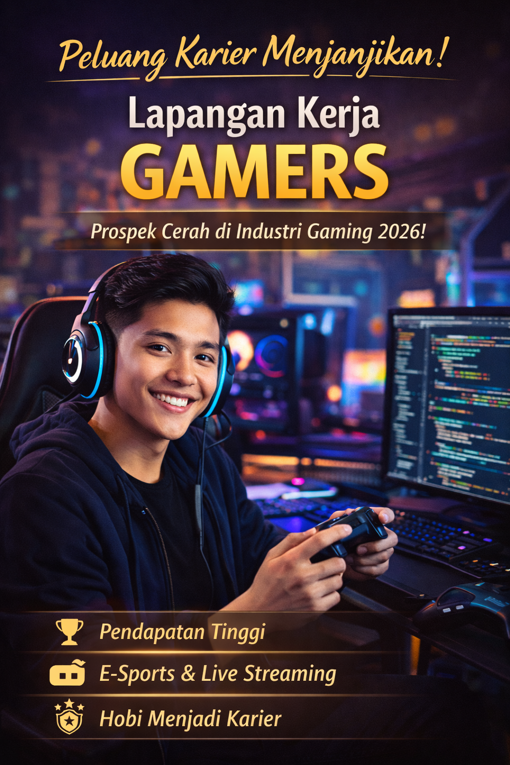 Lapangan Kerja Gamers Semakin Menjanjikan di Era Digital 2026