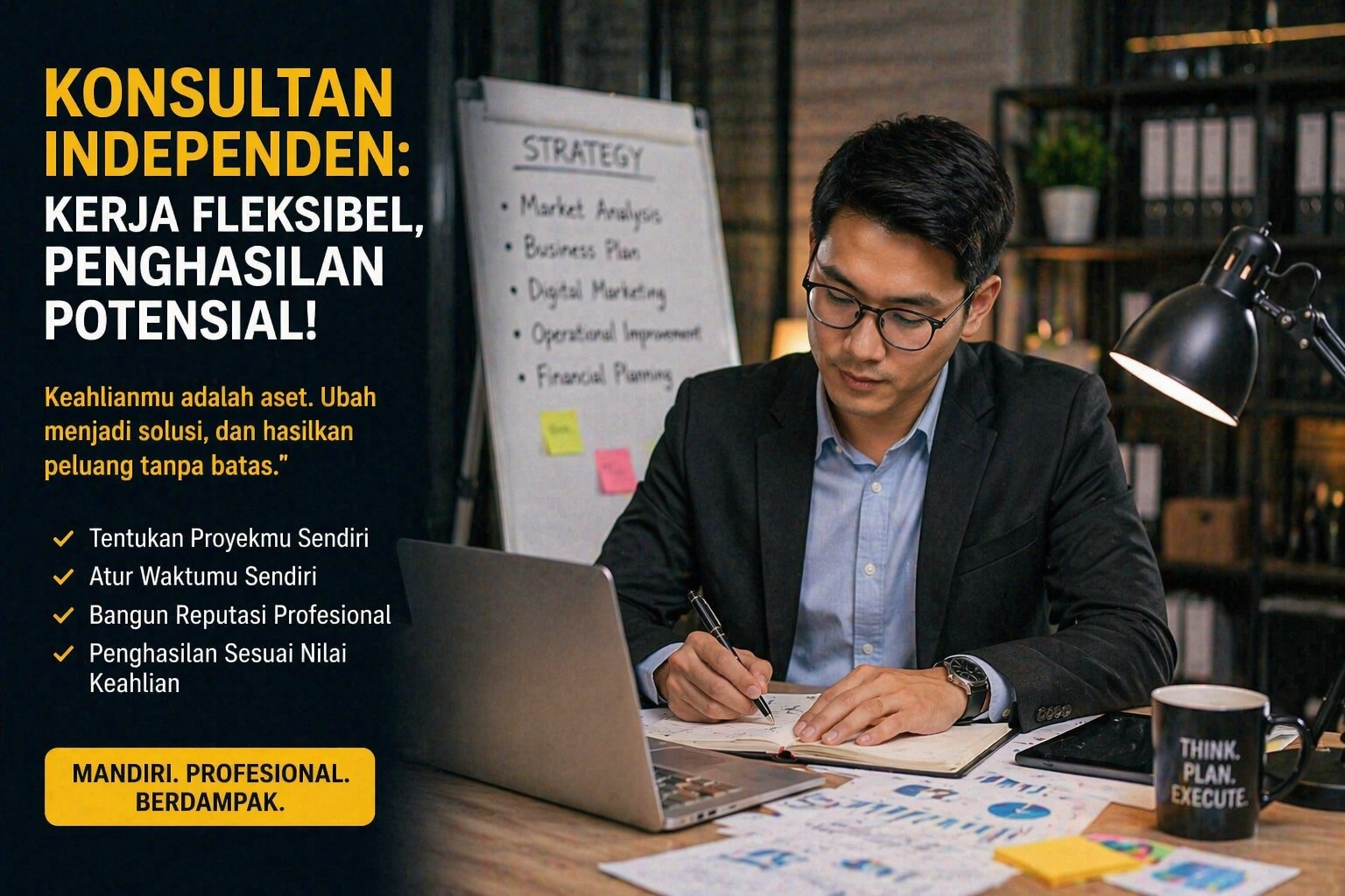 Lapangan Kerja Konsultan Independen Semakin Diminati, Fleksibel dan Berpenghasilan Tinggi