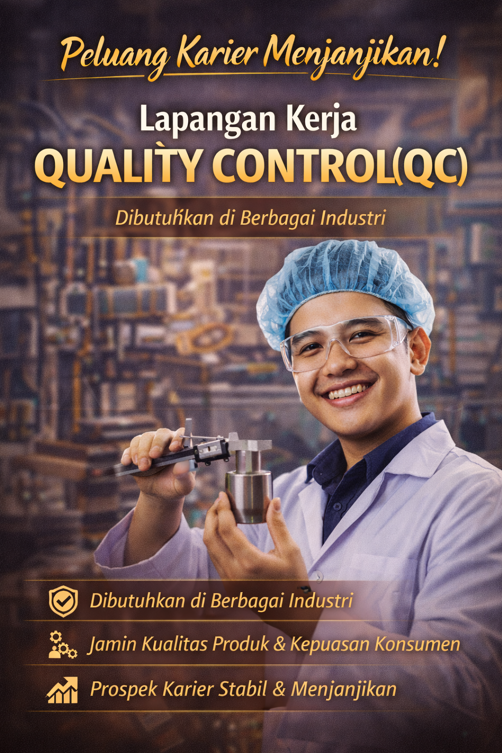 Lapangan Kerja Quality Control (QC) Semakin Dibutuhkan di Era Industri Modern