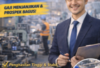 Lapangan Kerja Manajer Pabrik Semakin Dibutuhkan di Era Industri Modern