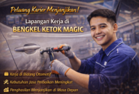 Lapangan Kerja di Bengkel Ketok Magic Semakin Dibutuhkan di Industri Otomotif