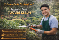 Lapangan Kerja Tukang Kebun Semakin Diminati di Tengah Tren Hunian Hijau