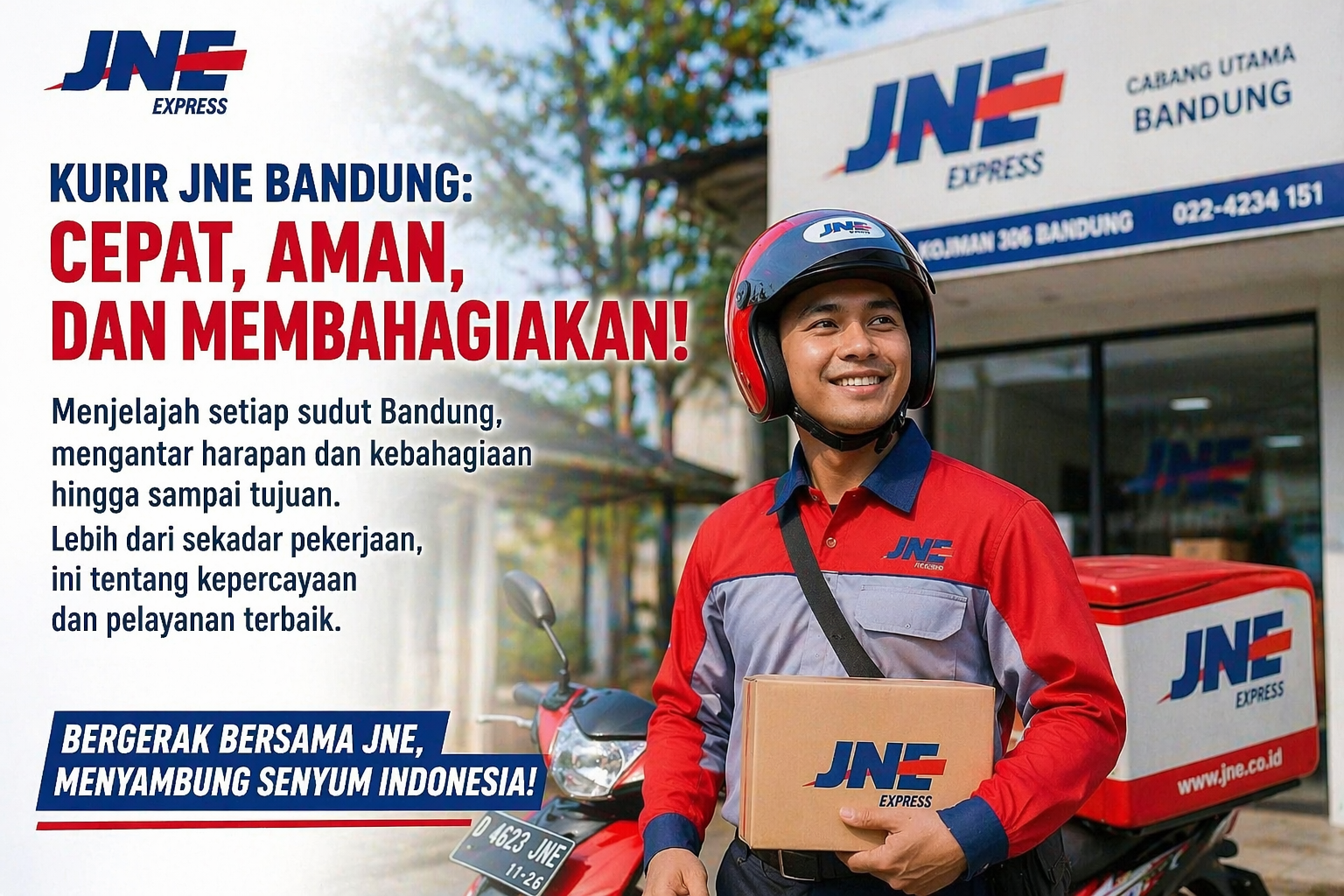 Lapangan Pekerjaan Kurir di JNE Bandung Semakin Dibutuhkan di Era E-Commerce