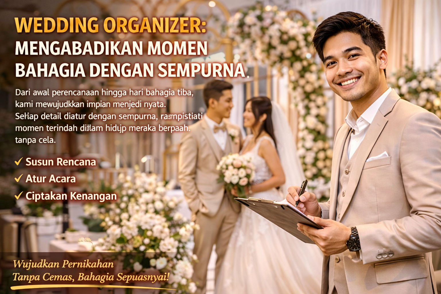 Lapangan Pekerjaan di Bidang Wedding Organizer Semakin Diminati di Era Event Modern